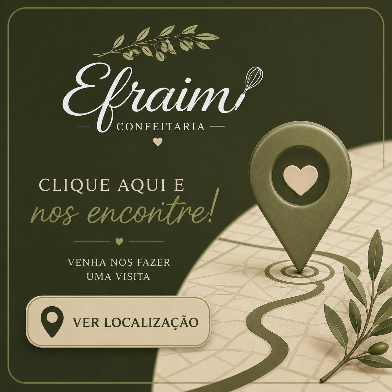 Localização da Efraim Confeitaria